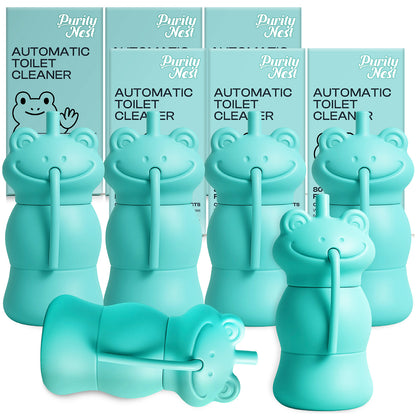 PurityNest Toilet Bowl Cleaners Pack of 6, Automatic Long-Lasting Toilet Bowl Cleaner Tablets in Bottle